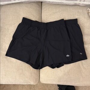 ALO Yoga Black Athletic Shorts